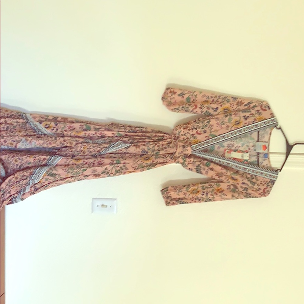 Maxi wrap around dress